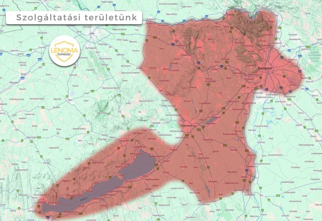 Rovarirtás - szolgáltatási terület